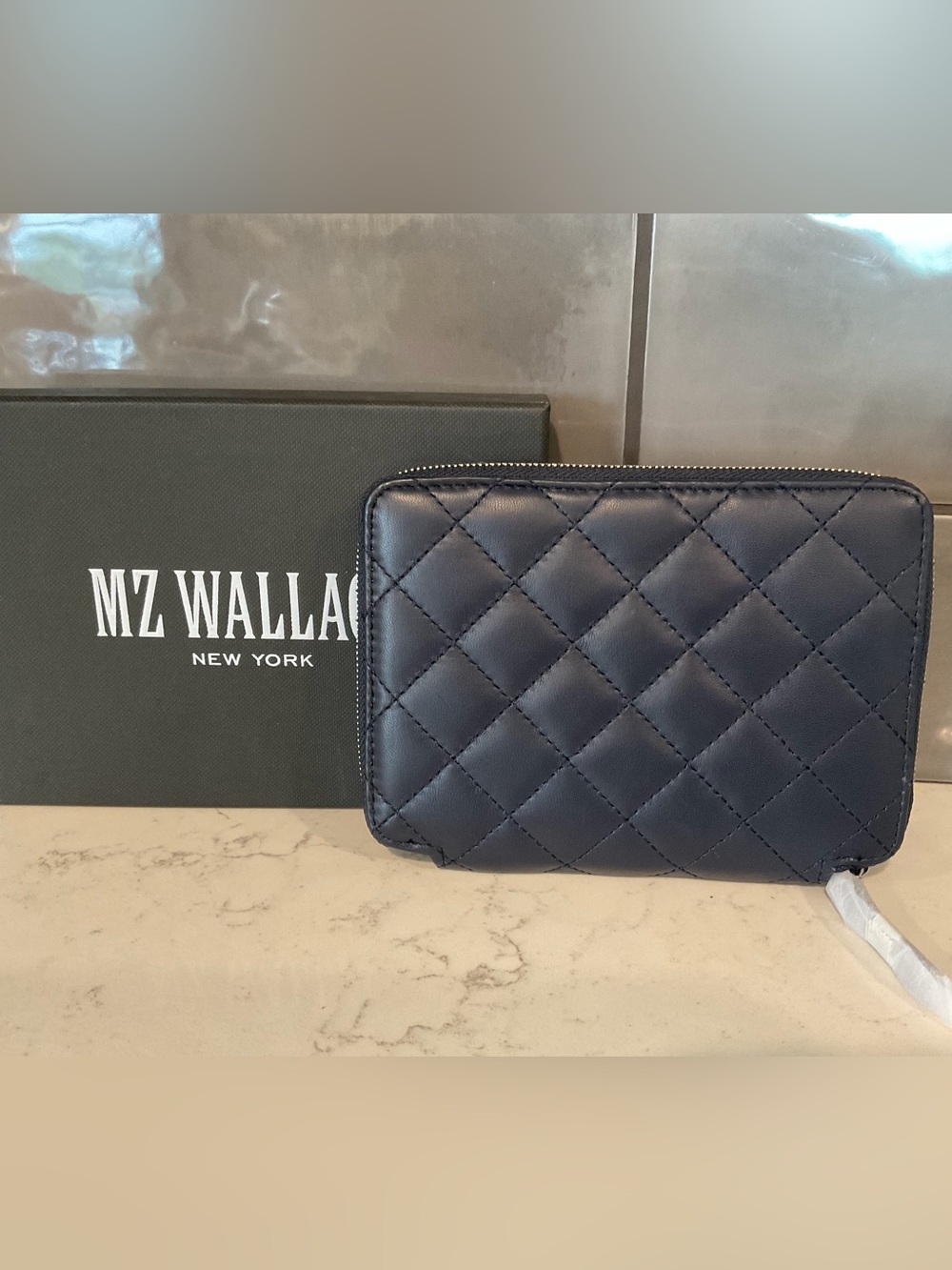 MZ Wallace Dawn Tropical Palm Passport Organizer Holder Wallet - Picture 2 of 11